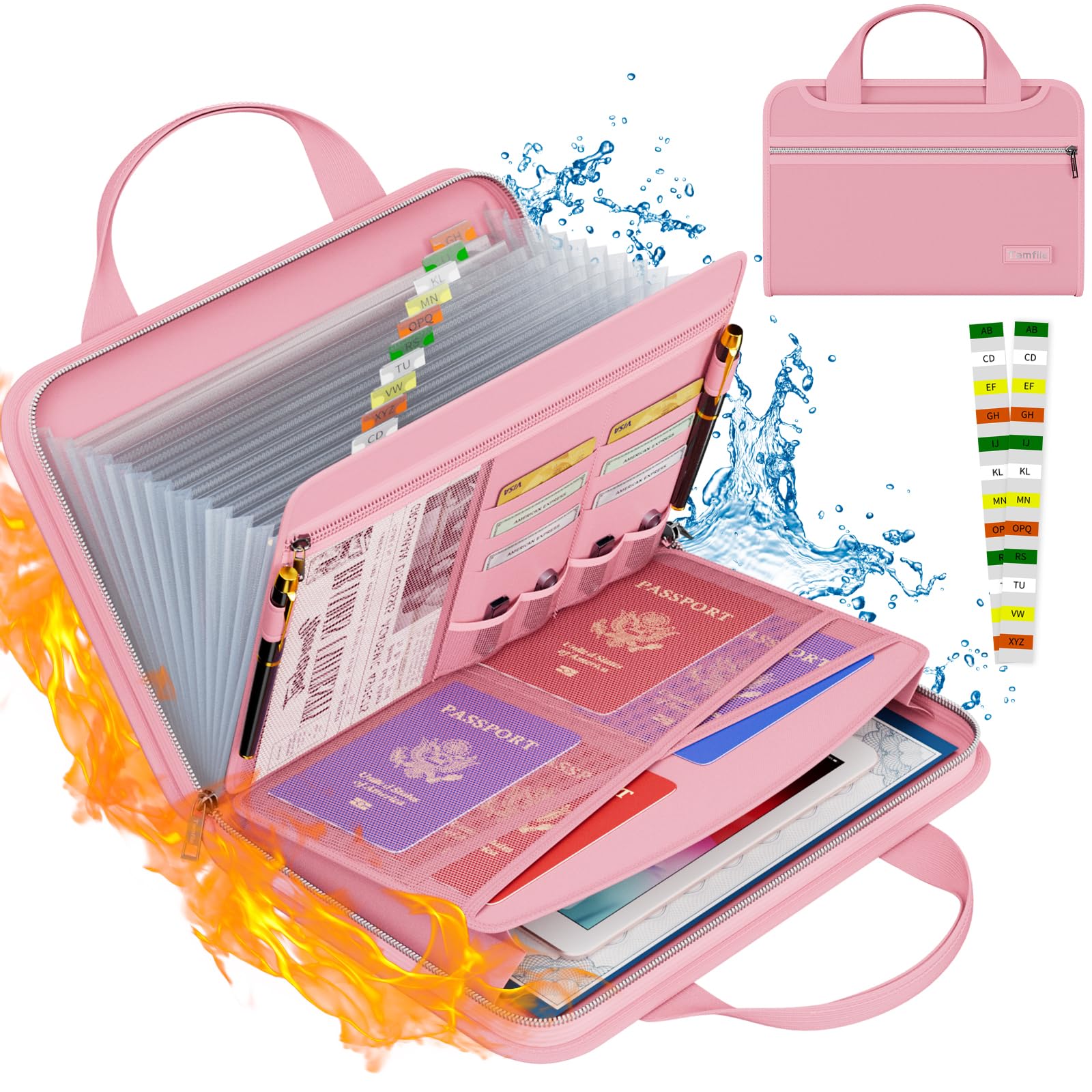 Amazon.com : Tamfile Fireproof Accordion File Organizer with